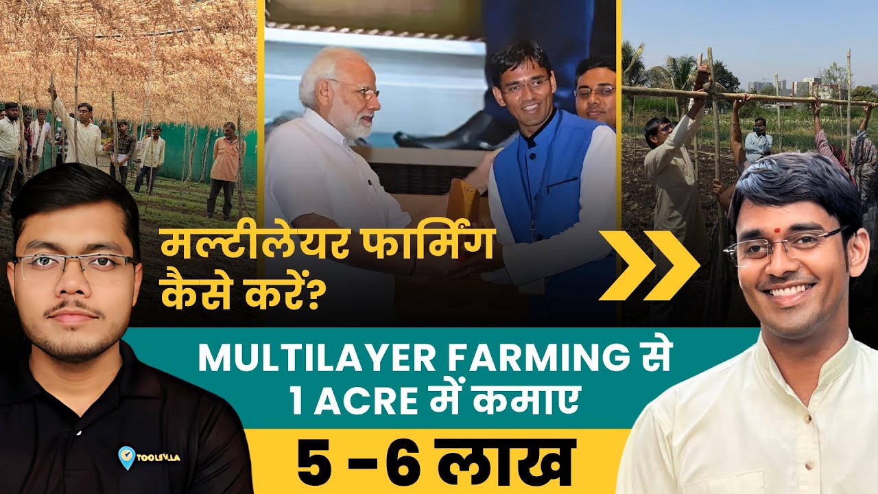 Multilayer Farming Akash Chaurasia से सीखिए Multilayer Farming | Organic Farming | Natural Farming