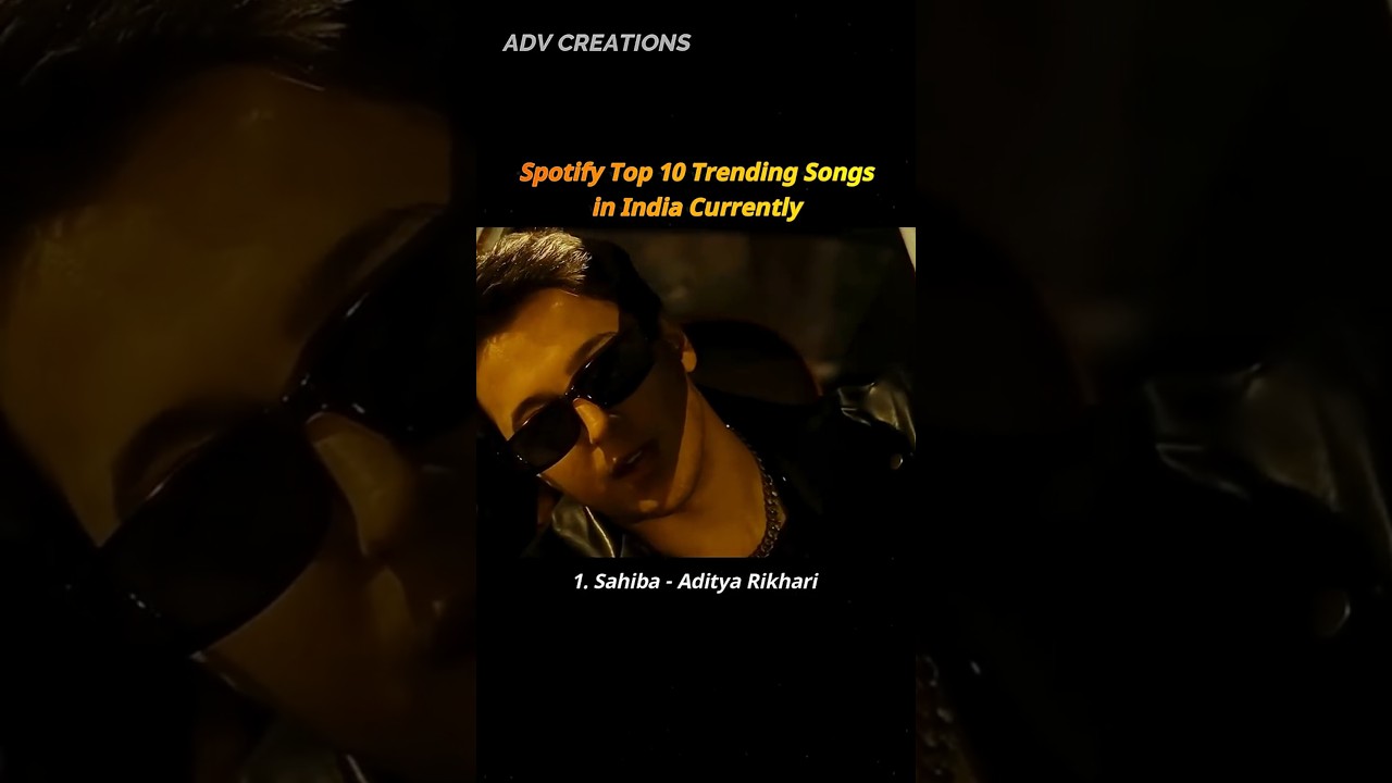 Spotify Trending Songs India (Top 10)
