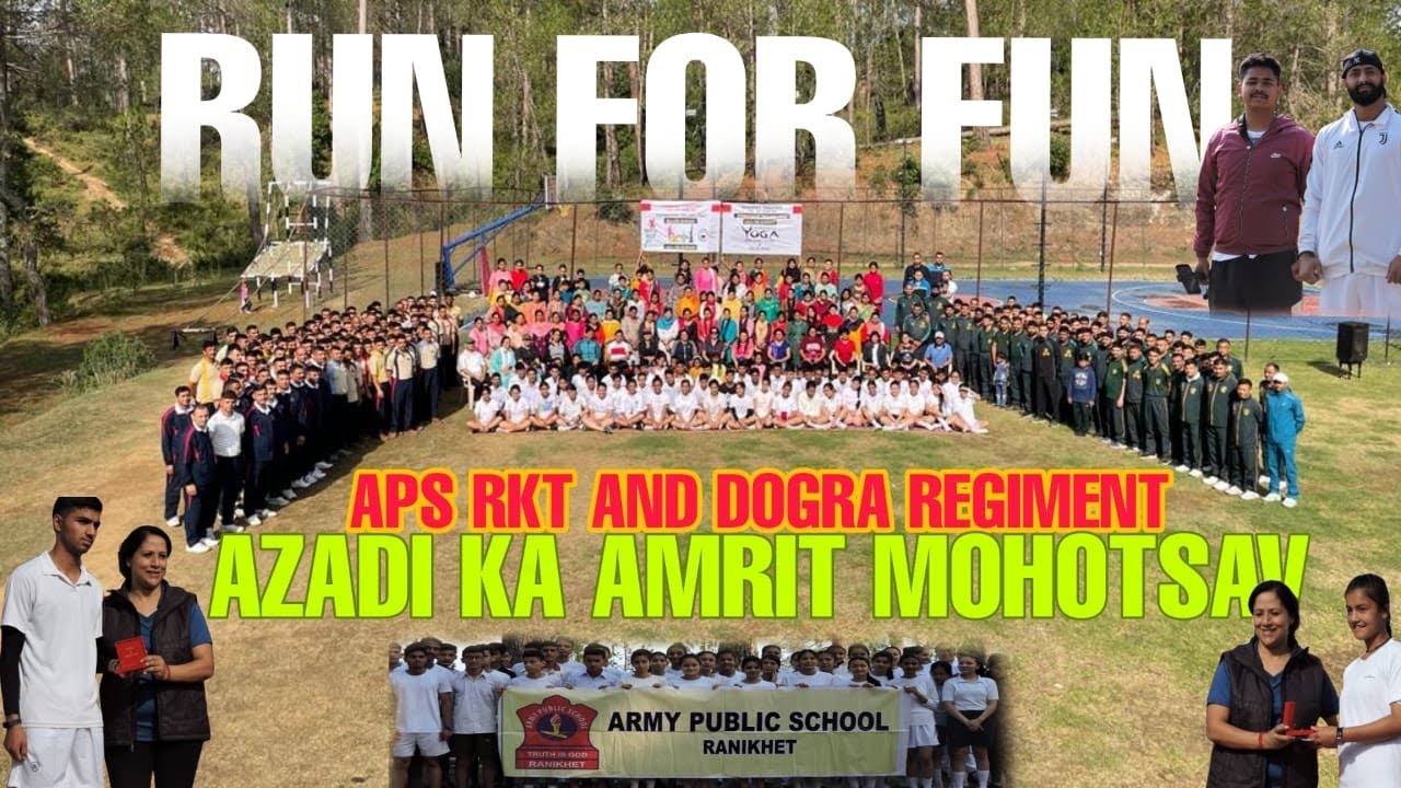 Run for Fun|APS Ranikhet|X-country|Dogra regiment/Punjab regiment|Azadi ka Amrit Mahotsav 2022