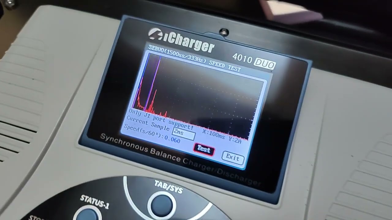 TORQ HLX-1806C Low Profile Servo Speed Test Results