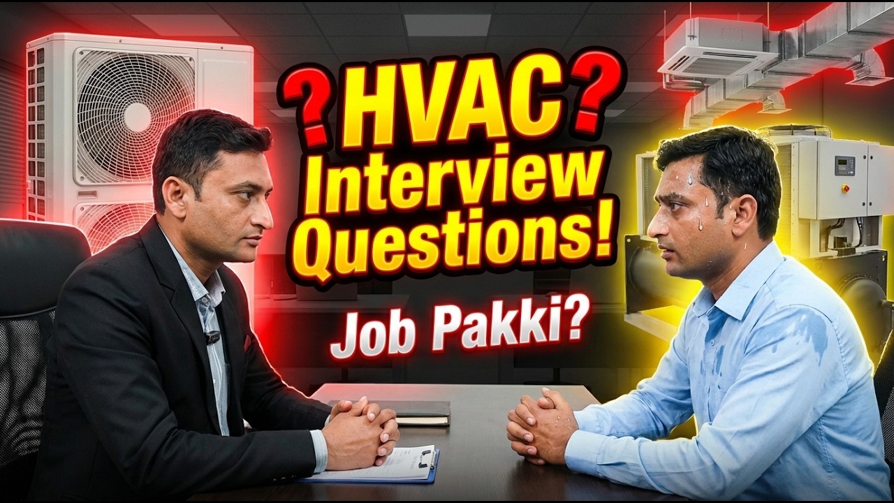 HVAC interview questions and answers in hindi | HVAC इंटरव्यू क्वेश्चन आंसर