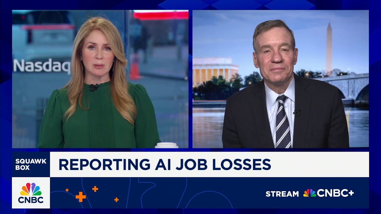 Sen. Warner on AI job losses: Recent college grad unemployment could hit 25% if we do nothing