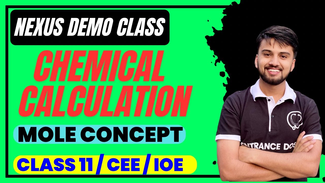 LANGUAGE OF CHEMISTRY | Mole Concept in DETAILS With NUMERICALs