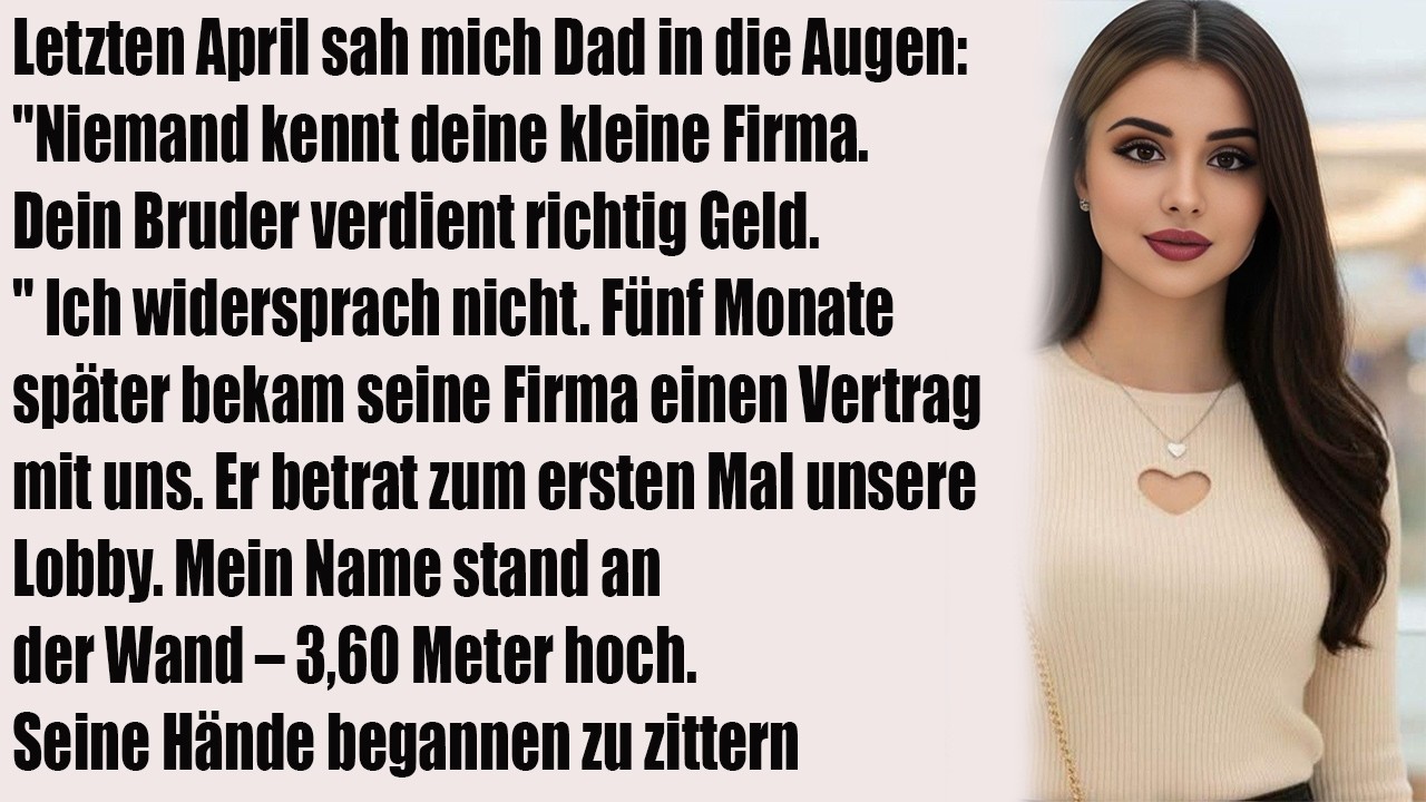 Mein Vater kannte unsere Firma nicht – bis er unsere Lobby betrat!“