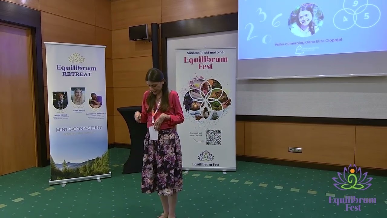 Oana Eliza Clopotel - Numerologia  instrument de autocunoastere / Equilibrum Fest Brasov 2024