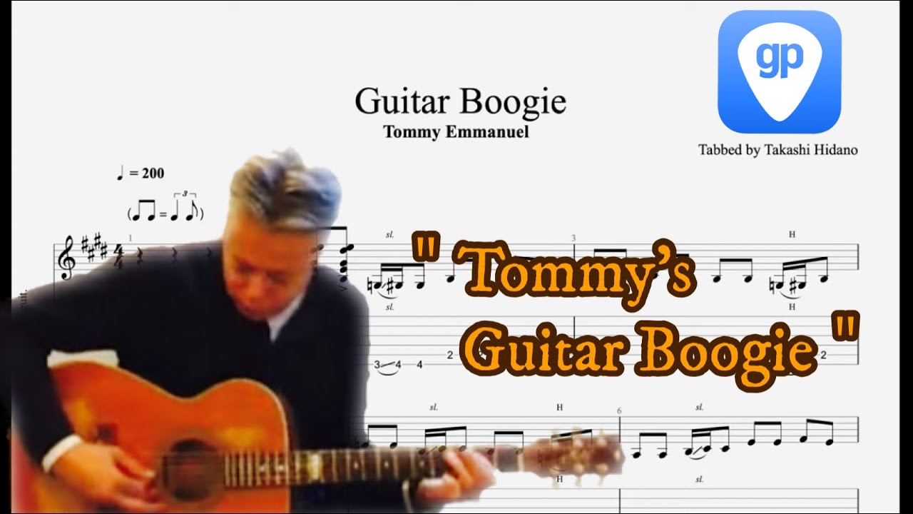 Guitar Boogie TAB PDF - Tommy Emmanuel  - Guitar Pro