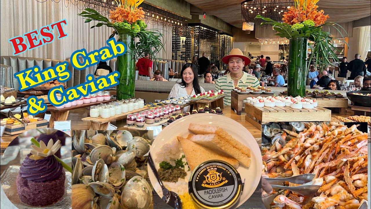 Đặt Sản CUA HOÀNG ĐẾ-KING CRAB Ở Kuro Hard Rock Casino, Florida | LuuLinh TV