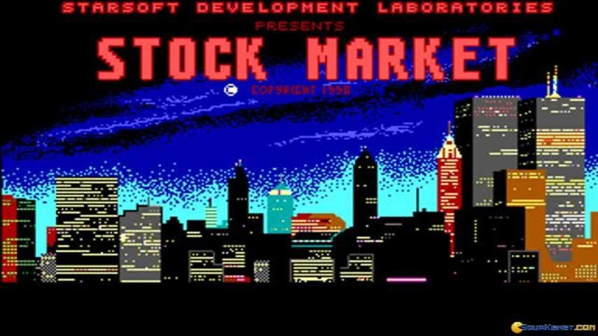 Stock Market - The Game gameplay (PC Game, 1987)