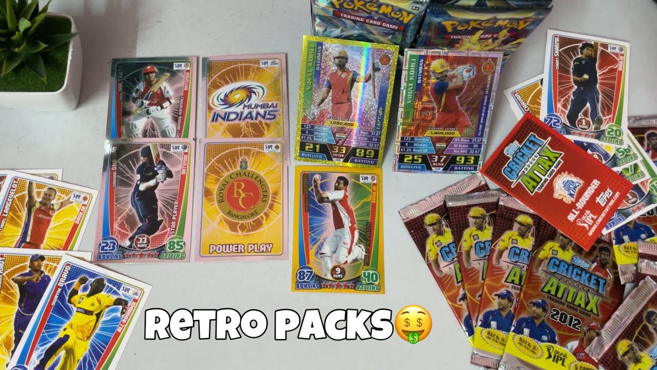 Opening cricket attax cards in hindi india unboxing 2012 ipl cards hindi india