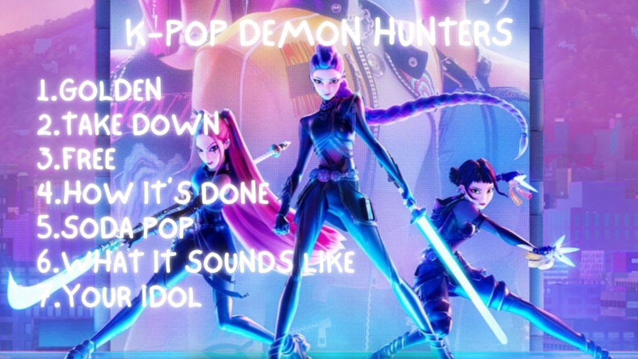 케데헌 OST 다시올려요,1시간 반복 (K-POP DEMON HUNTERS PLAYLIST)
