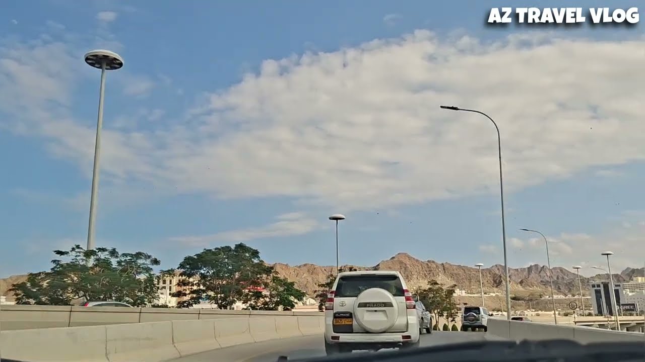 Day drive in Muscat ⛅| 4K | Oman