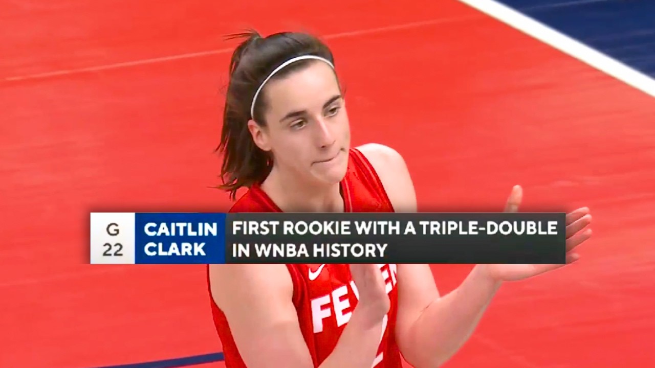 When Caitlin Clark SHOCKED History With The First TRIPLE DOUBLE as a Rookie 🔥