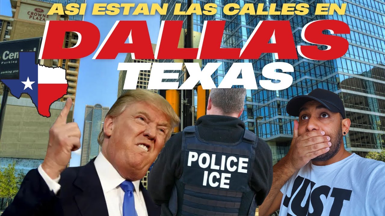 Por las deportaciones asi estan las calles de Dallas Texas