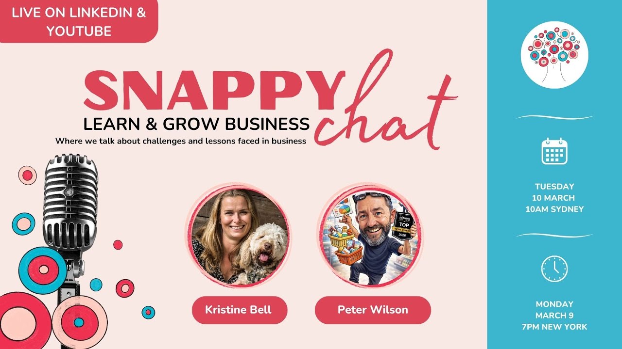 Learn & Grow Snappy Chat w/ Retail & Shopper Expert Peter Wilson