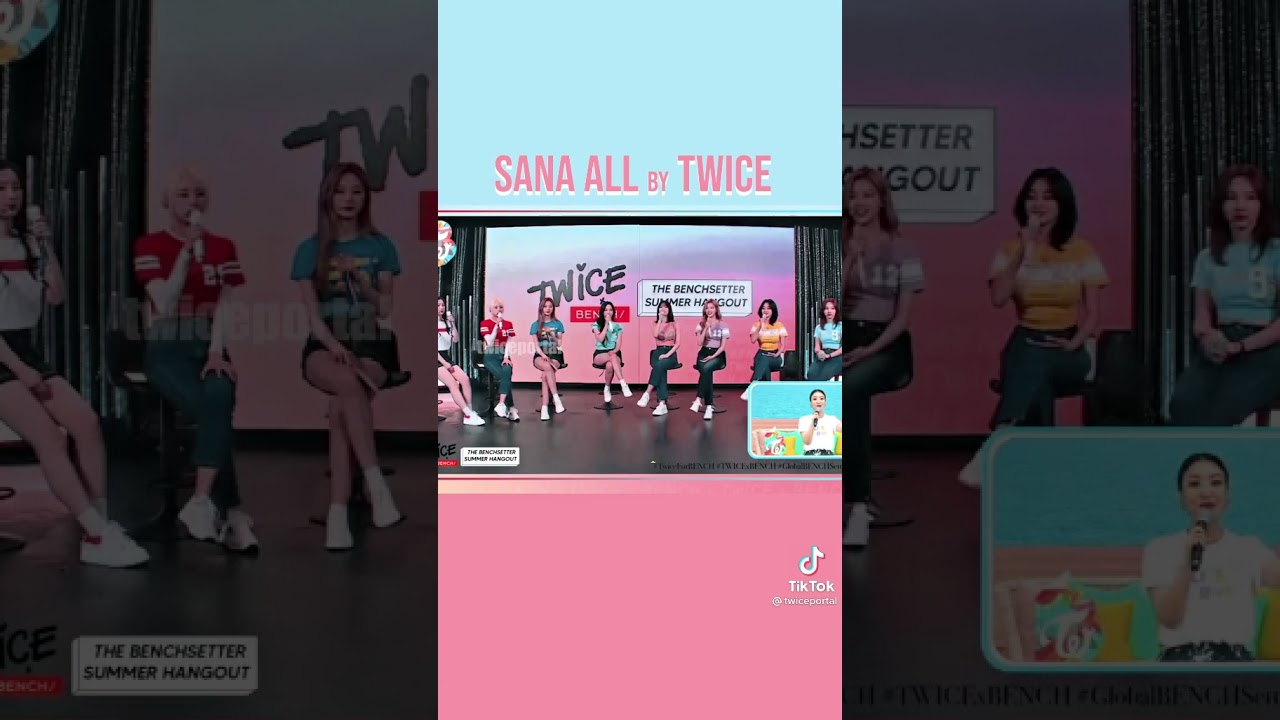 SANA all! #twice #twiceforbench #twice&times;bench #fyp