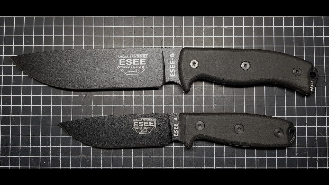 Ножи выживания, Esee 6 и Esae 4... идеальное ли это снаряжение?