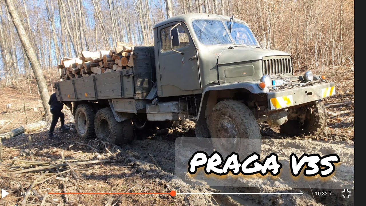 ❎️PRAGA V3S KIKO ŤAŽBA DREVA ❎️