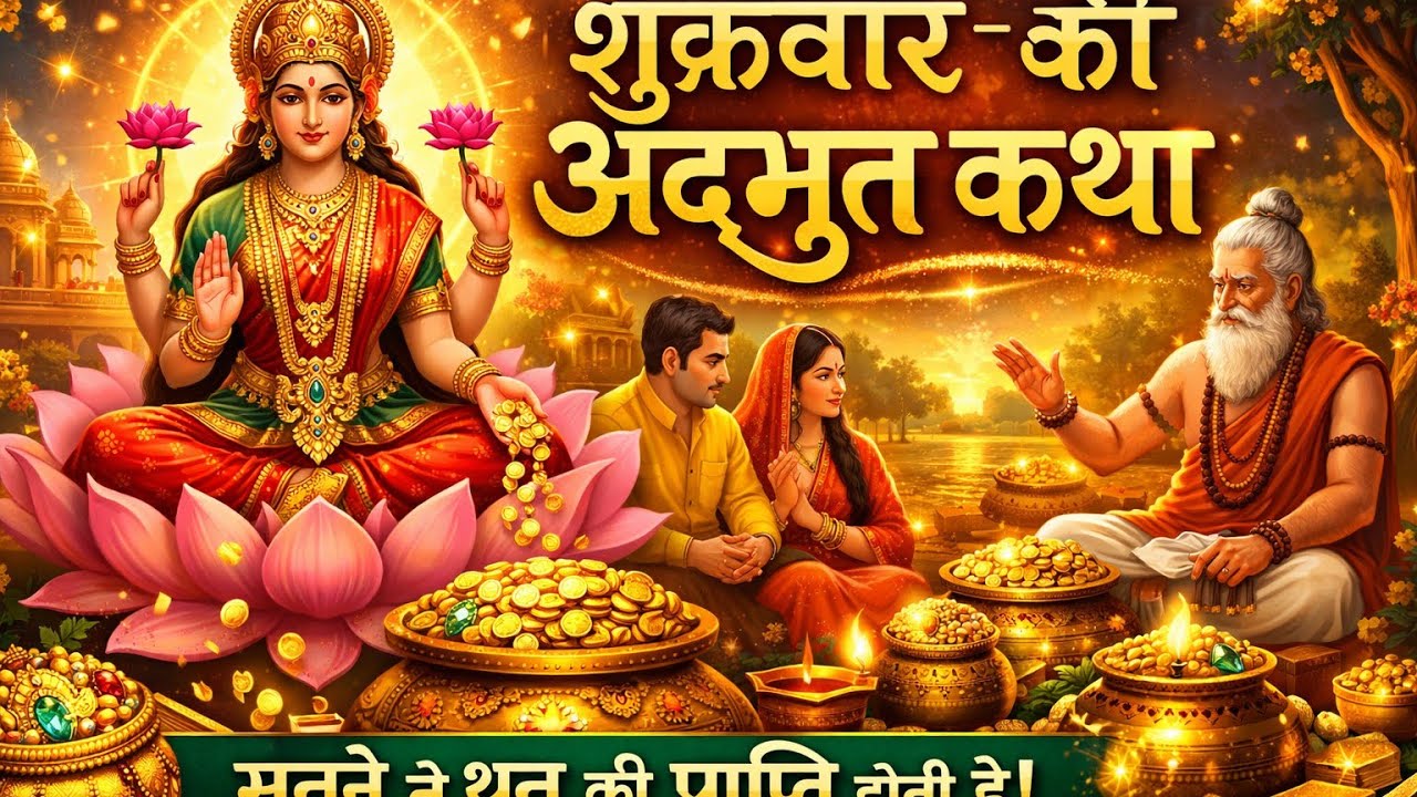 शुक्रवार की यह अद्भुत कथा सुनते ही खुल जाते हैं धन के मार्ग | Friday Lakshmi Katha for Money Wealth।