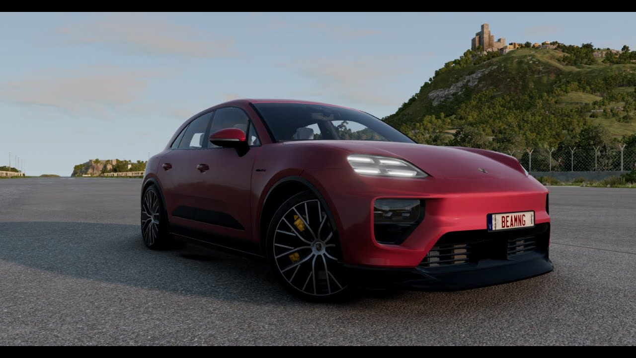 (BeamNG.drive) Driving the NEW Porsche Macan in Italy