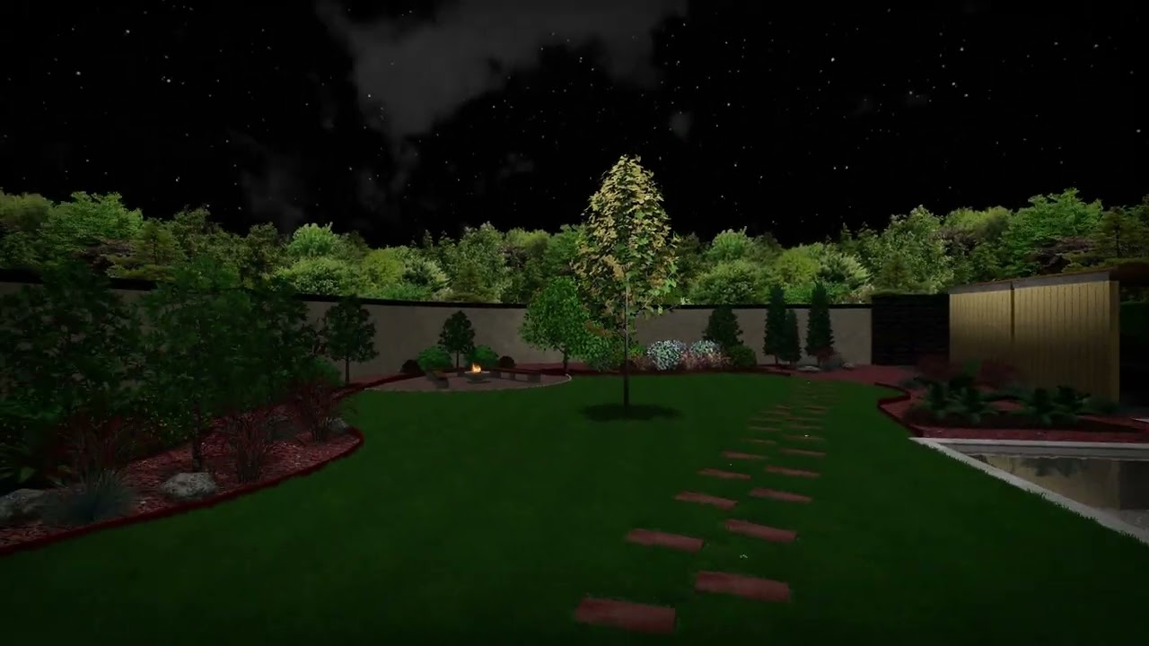 Video de chalet con piscina y jardin ingles