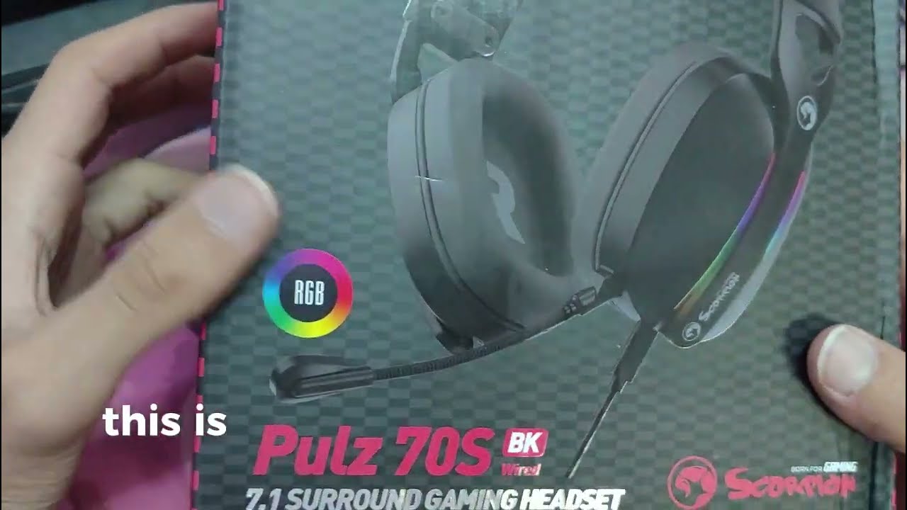 Unboxing Marvo HG9086 Pulz 70s !