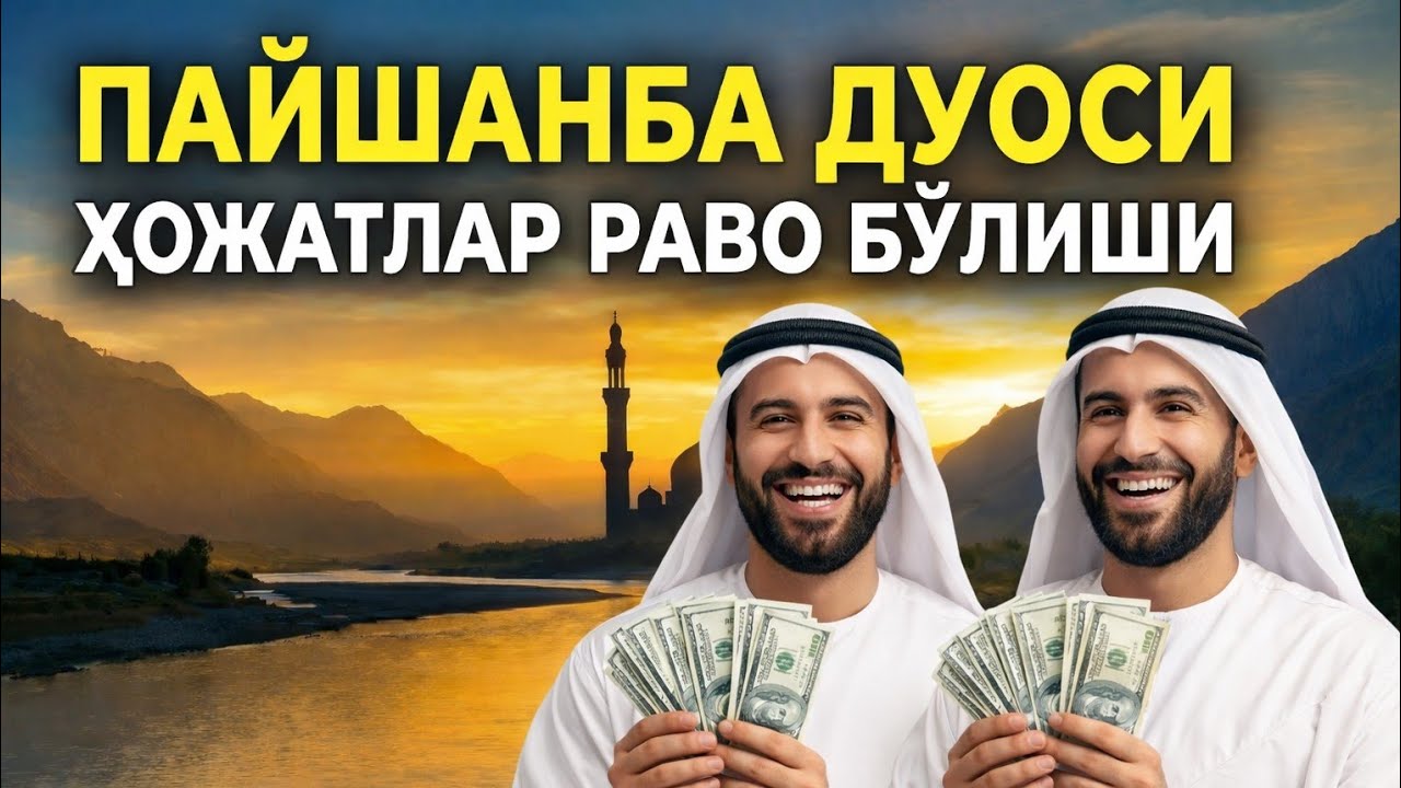 Пайшанба куни ушбу дуони тингланг ва барча ҳожатларингиз раво бўлади