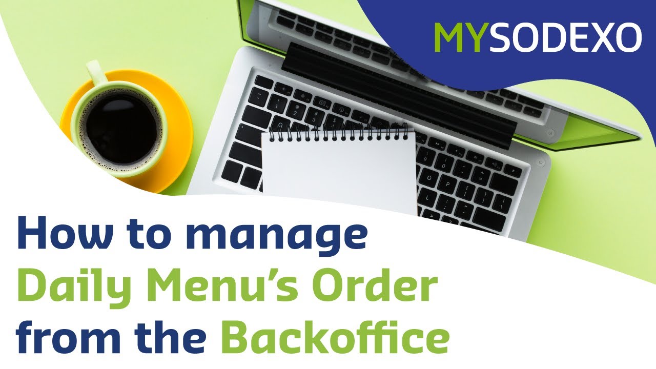 How to manage the Menu of the Day from the Backoffice