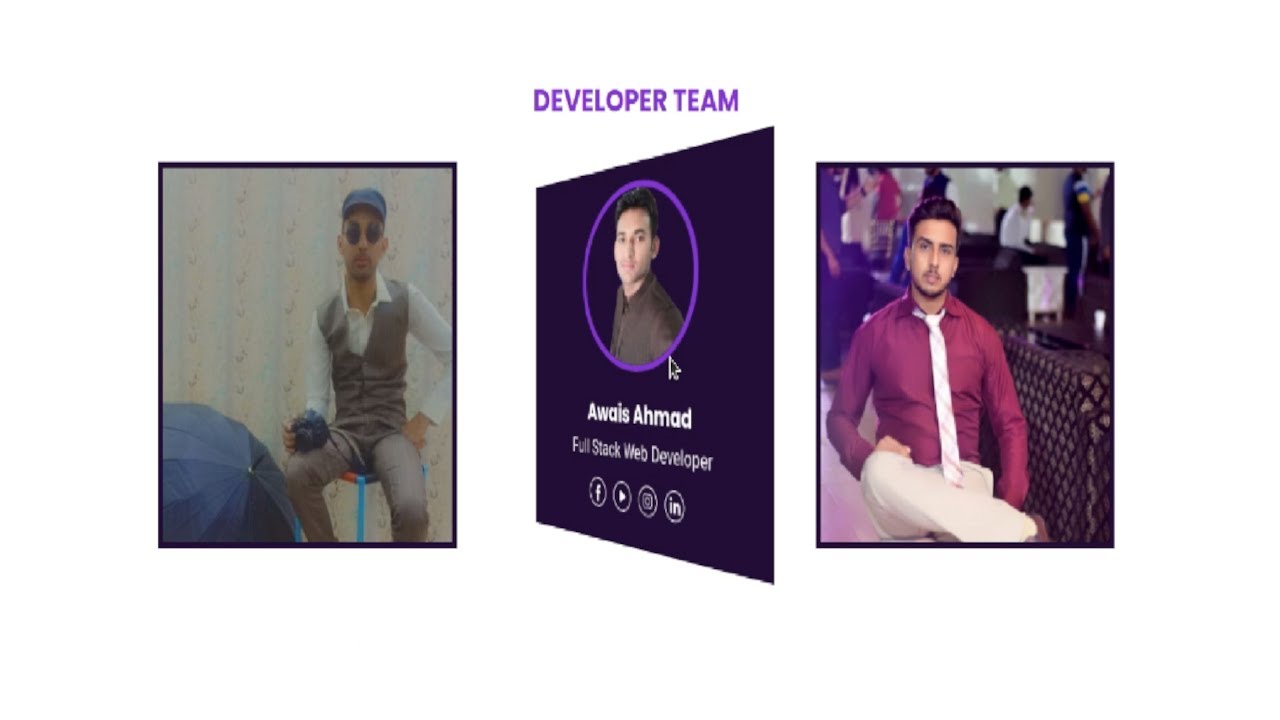 How To Create 3D Flip Effect In HTML And CSS | Flip Card Design HTML And CSS