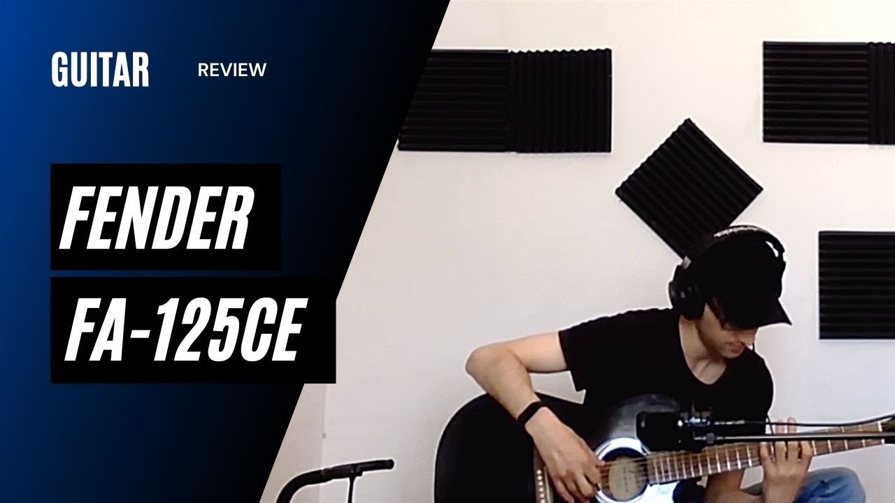 Fender FA-125CE Black | Entry Level Acoustic Guitar Review