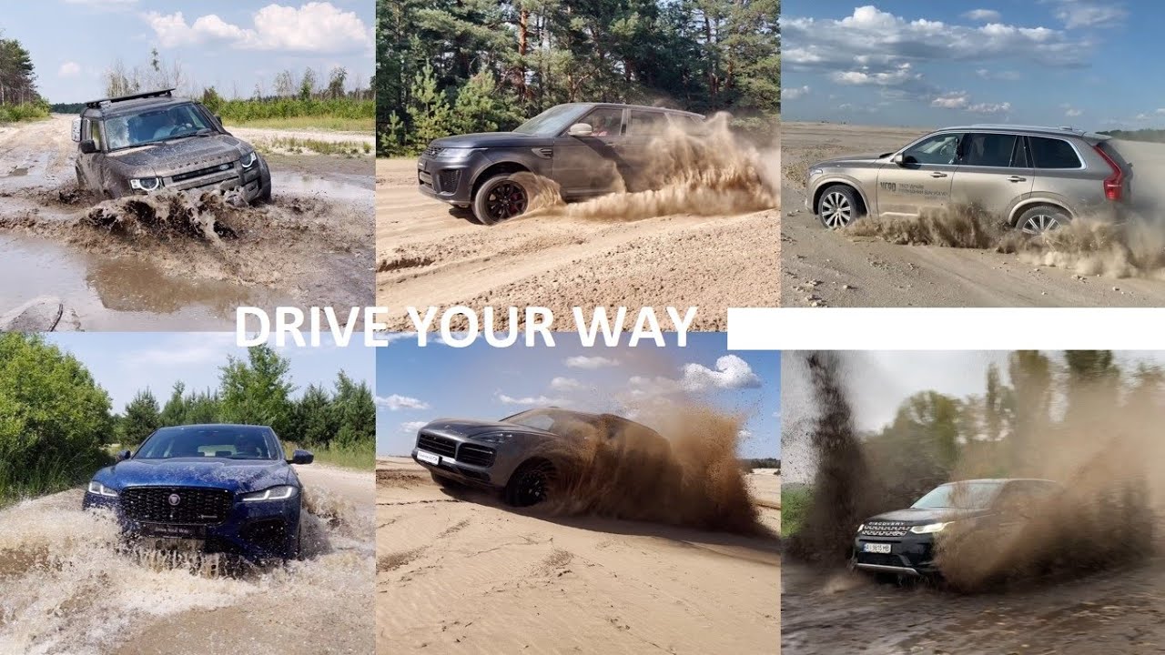 Get Ready for the ULTIMATE Off-Road Battle: Defender, Range Rover, Cayenne, Volvo and Jaguar cars!
