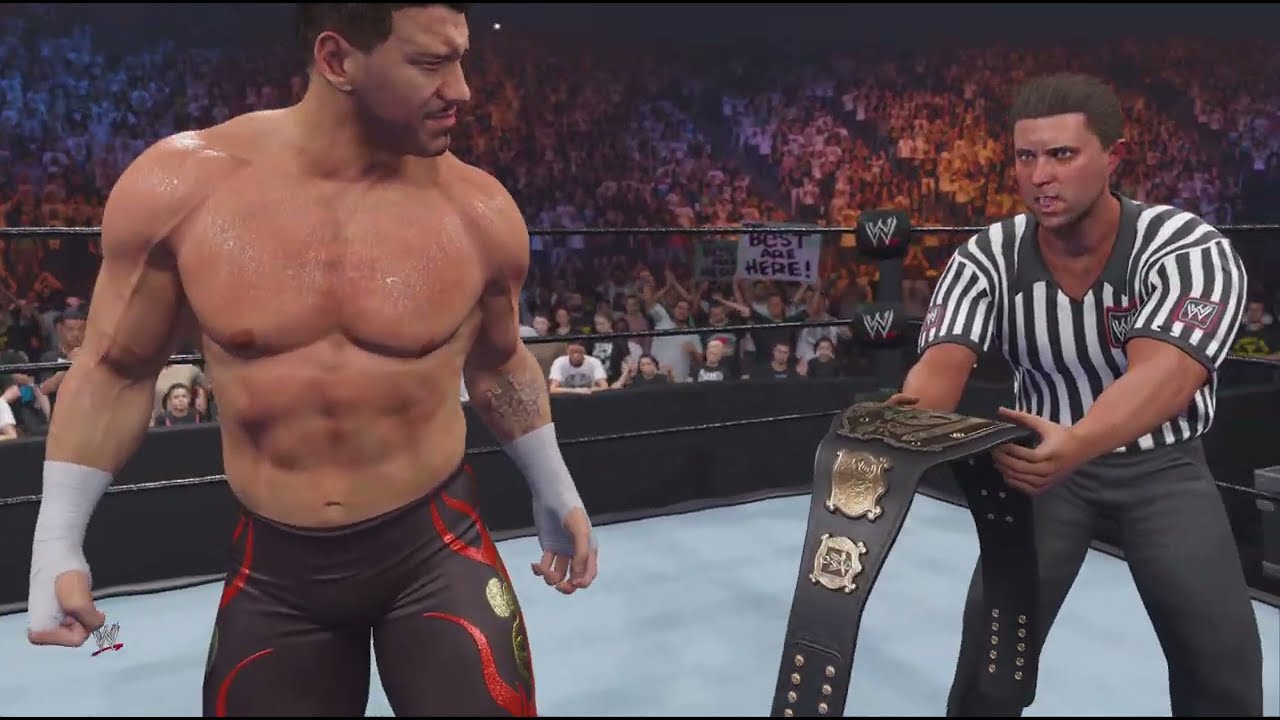 WWE RICOSTRUZIONE NO WAY OUT 2004 EDDIE GUERRERO VS BROCK LESNAR WWE CHAMPION