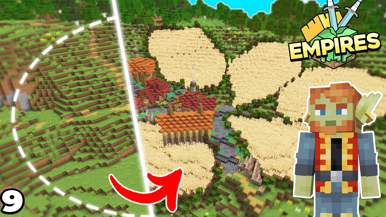 Empires S2: Я построил ФЕРМЕРСКУЮ ДЕРЕВНЮ в Minecraft 1.19 Survival (#9)