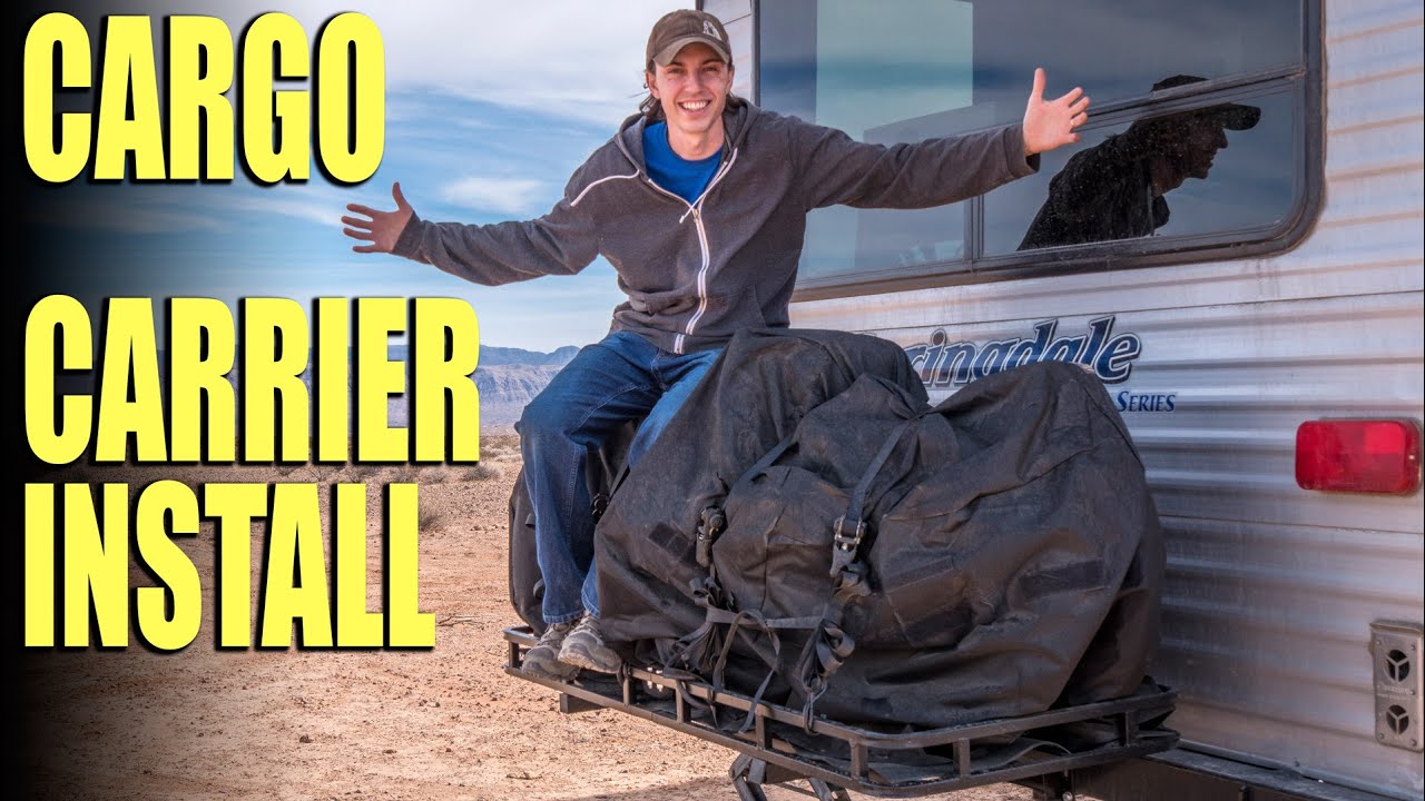 INCREDIBLE EXTRA STORAGE! - RV Bumper Cargo Carrier Install