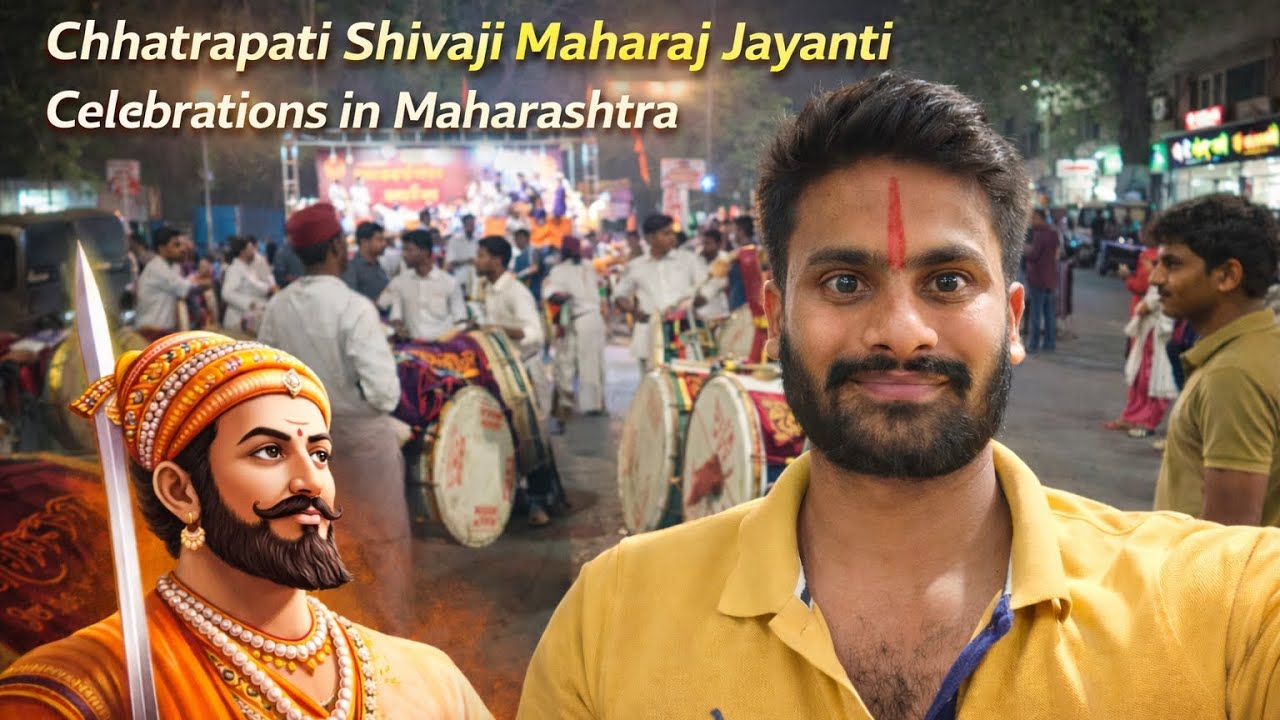 Feel the Power! Chhatrapati Shivaji Maharaj Jayanti Celebrations 2026 🚩| Epic Vlog
