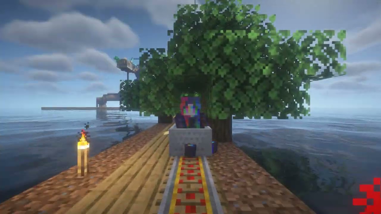 minecraft java riding my highway backwards to the original island from 2015