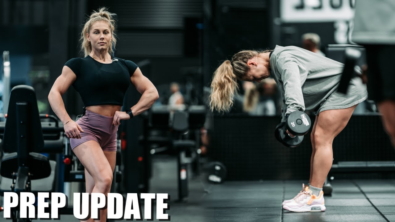 HITTING SHOULDERS WITH VALISSA | PREP UPDATE 14 WEEKS OUT