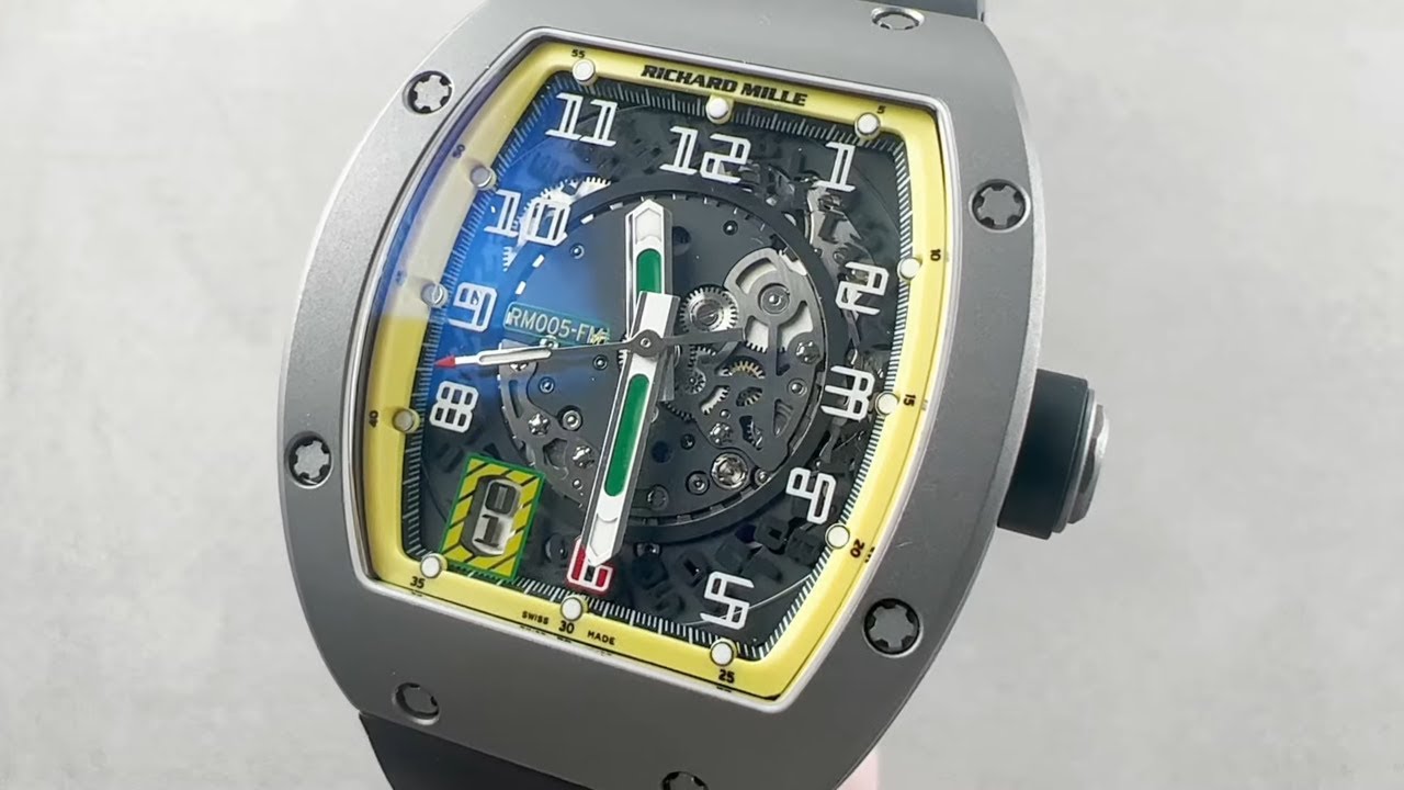 Richard Mille RM 005 Felipe Massa Titanium Limited to 300 Pieces Richard Mille Watch Review