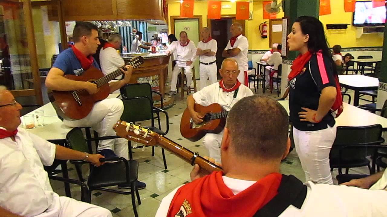 Jota navarra. Que te quiero mi vida te quiero.Fiestas Villafranca Navarra