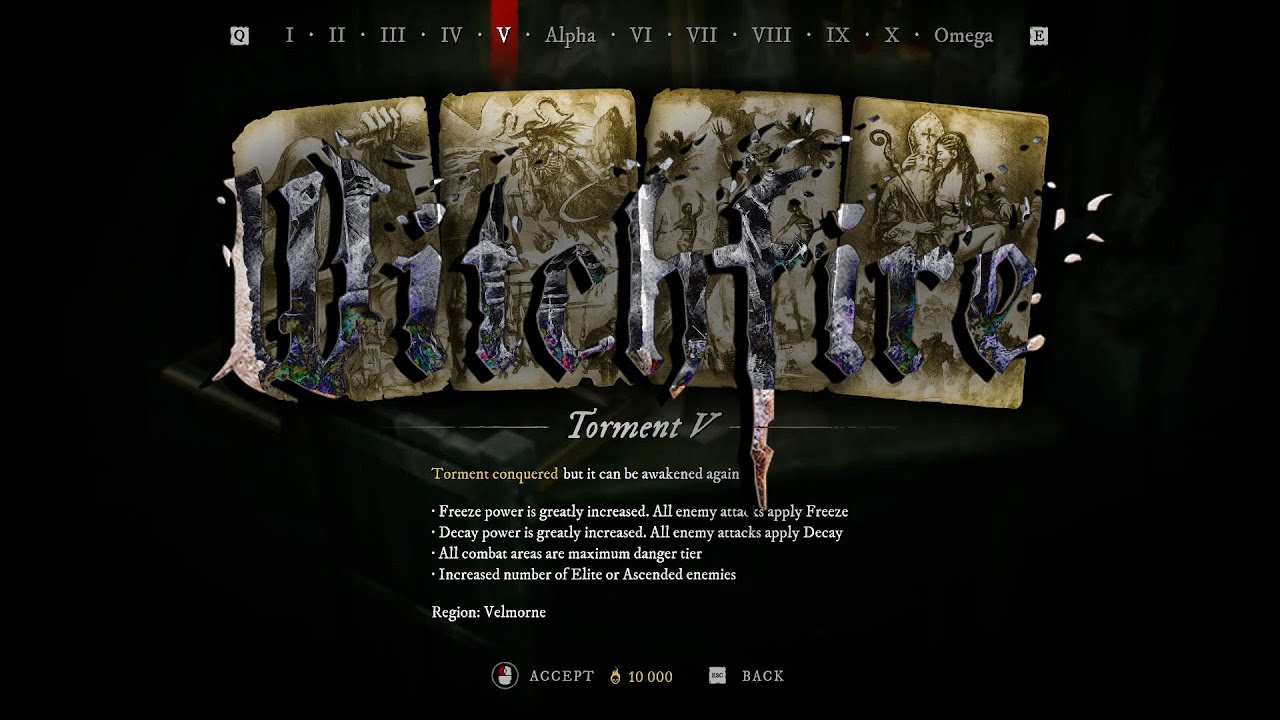 Using Decay Frost and Shock To Leave Torment V A Rotted Wasteland || Witchfire