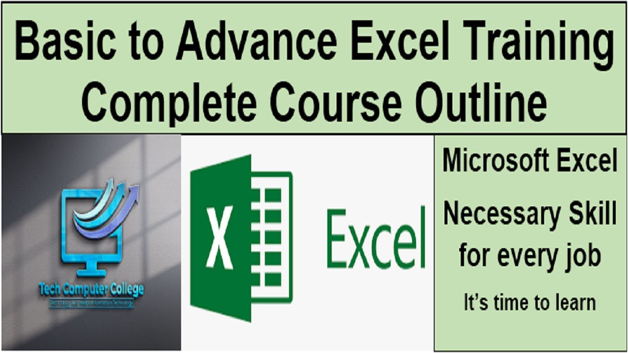 MS Excel Course Introduction