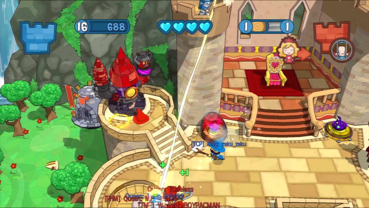 Fat princess 5/18/14 gameplay