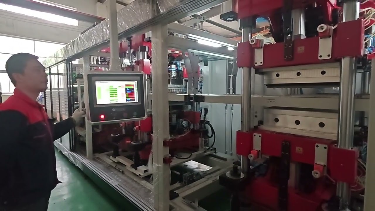 MFPC8260 4 station Thermoforming machine making seed tray