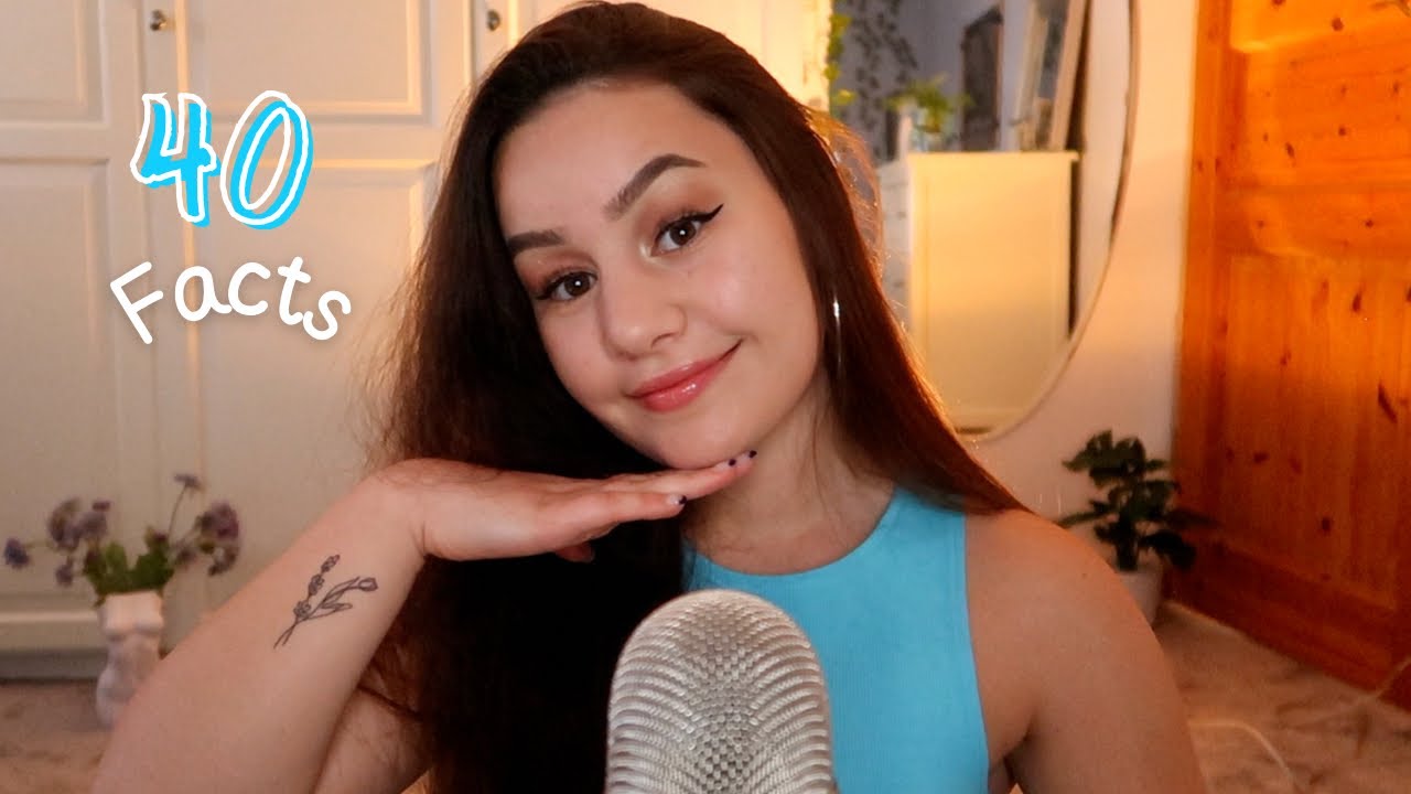 [ASMR] 40 random FACTS about me 🐬 | german/deutsch | ASMR Marlife