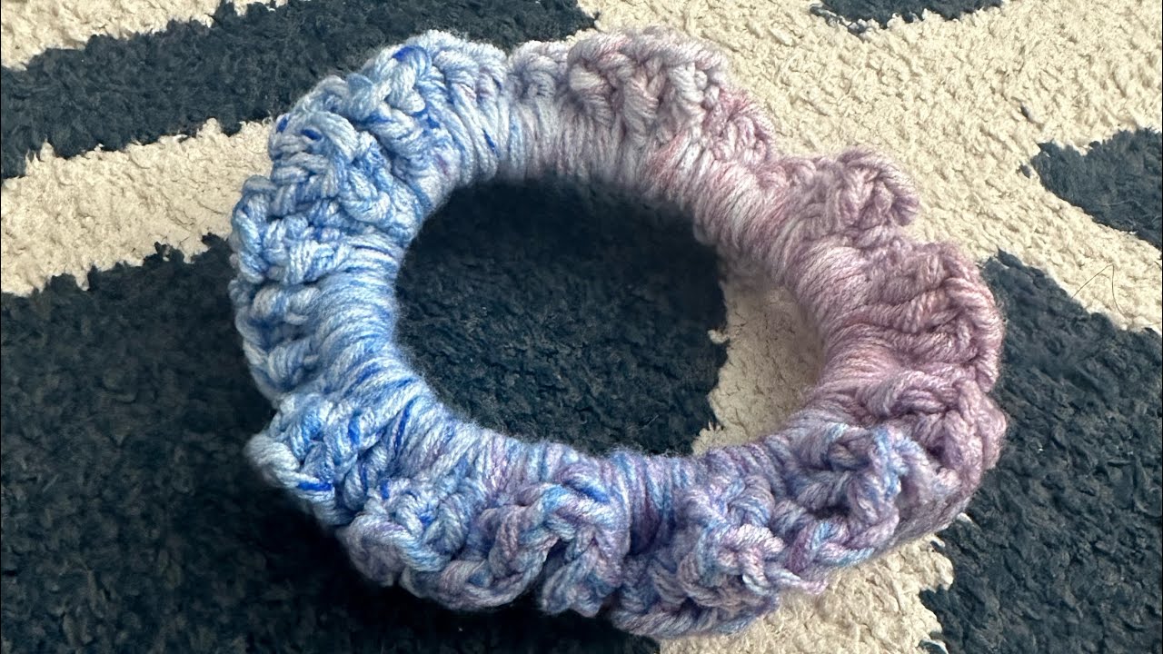 Crochet Scrunchie: Perfect Beginner Project (Tutorial for COMPLETE beginners)