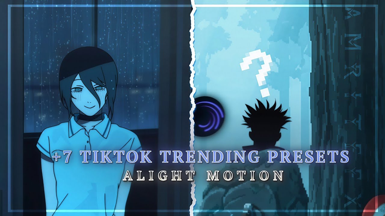 +7 Tiktok Trending Presets #24  [ XML + QR + CC ] #anime #rezeedit #chainsawman #gojo #animedit 