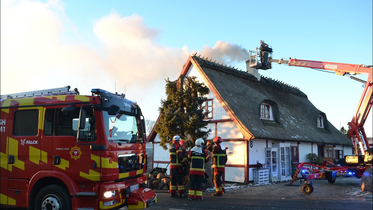 Skorstensbrand i Strøby Søndag morgen 11/1-26