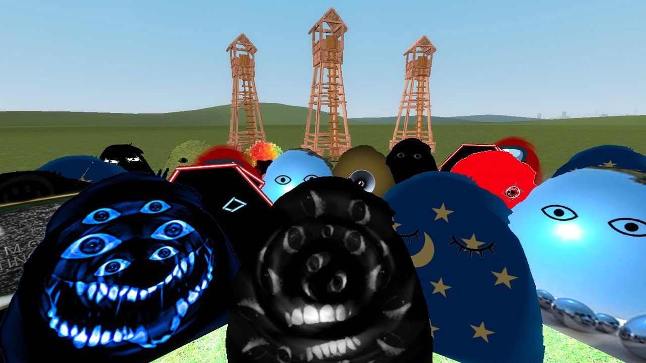 Angry Munci Family Vs Towers In Garry's Mod! (Park 2)