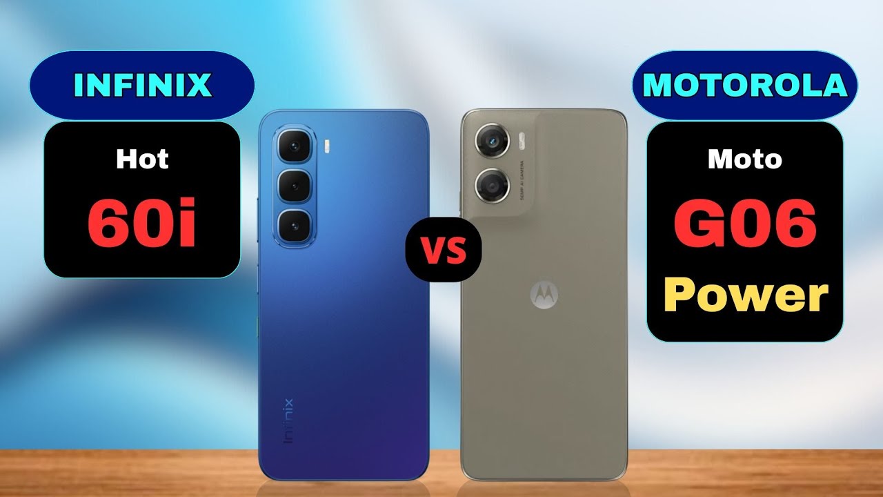 Duel Helio G81: сравнение характеристик мощности Infinix Hot 60i и Moto G06