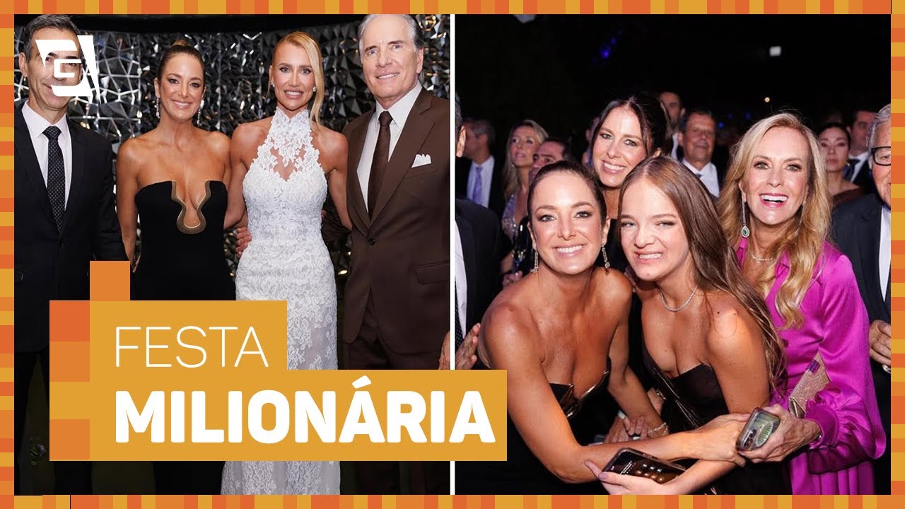 Festa Luxuosa de Roberto Justus e Ana Paula Siebert | Hora da Fofoca | TV Gazeta