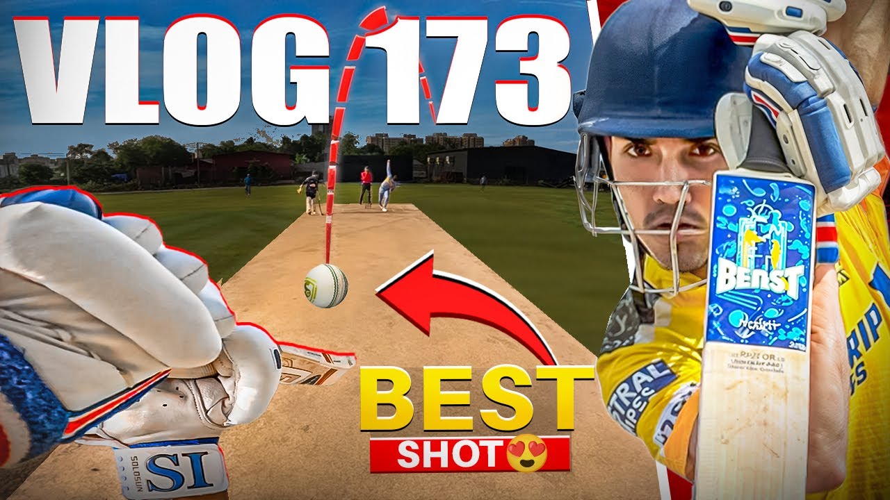 BEST Cricket Shot of my Vlog😍| New Wicket Keeping Gloves?🔥| Cricket Cardio Vlogs